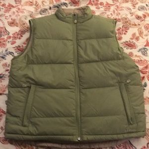 L.L. Bean Reversible Goose Down Puffer Vest